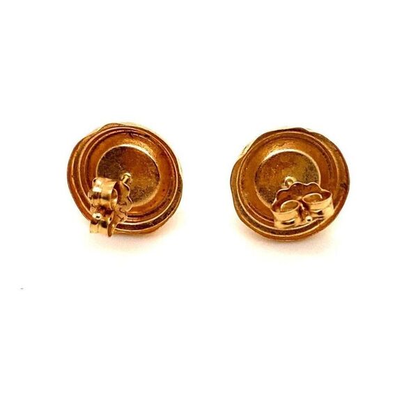 14k Pearl (8mm) Stud Earrings - Picture 4 of 7